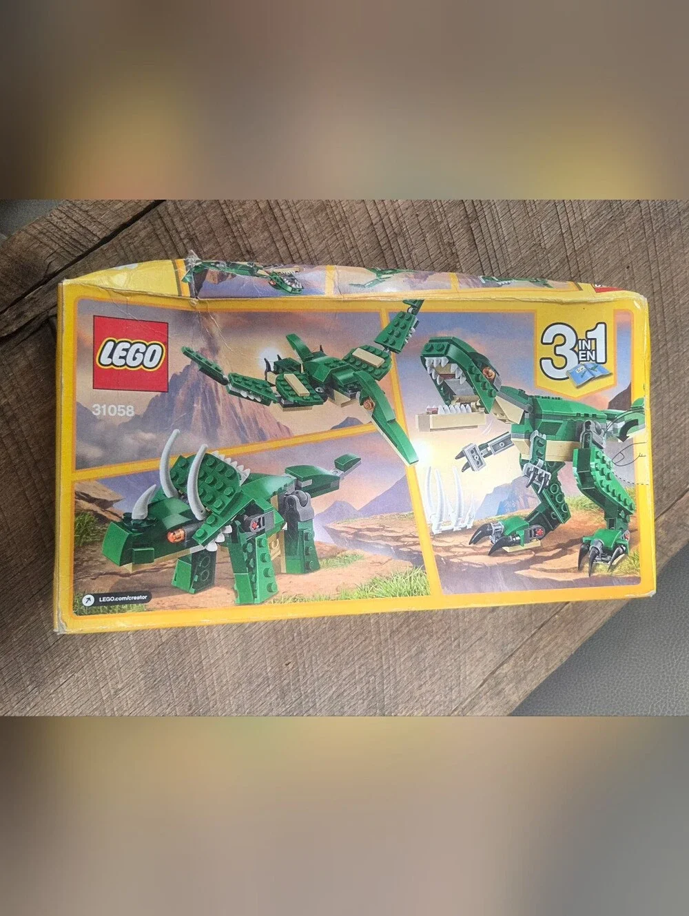 LEGO Creator Mighty Dinosaurs 3-in-1 (31058) - New Sealed ~ Bin 1E